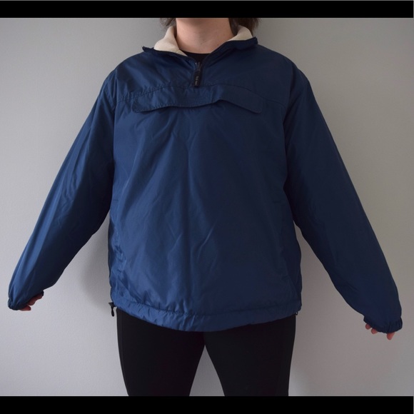 Vintage Old Navy Fleece Lined Windbreaker - Picture 3 of 5